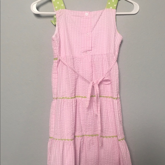 RARE EDITIONS Girls 6x Gingham Sundress - Picture 3 of 12